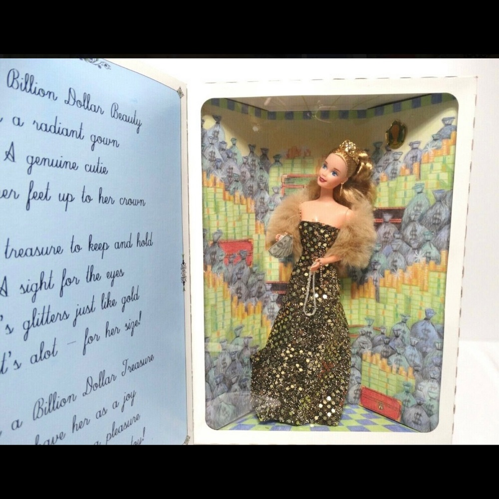 Great Lakes Chapter BILLION DOLLAR BEAUTY Barbie Dented box 1998 NRFB